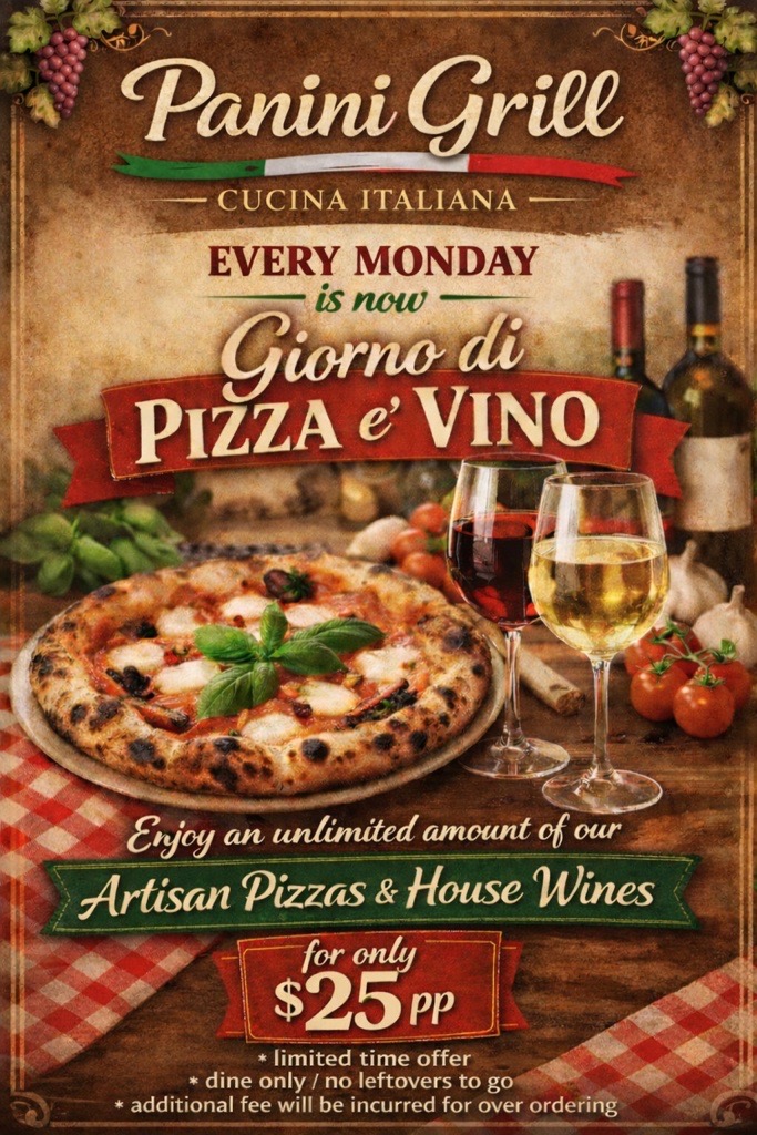 Monday Specials Panini Grill 2026